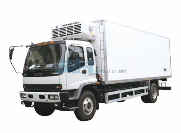Isuzu F 40.6 cubic meters refrigerated truck