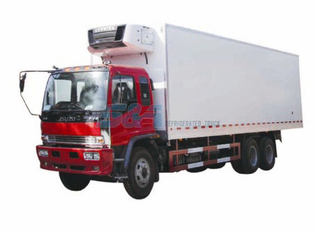 Isuzu F 49.1 cubic meters 280 HP refrigerated truck