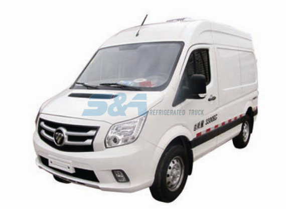 130HP 4 cubic meters FOTON Mini refrigerated truck