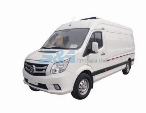 163HP 6.3 cubic meters FOTON Mini refrigerated truck